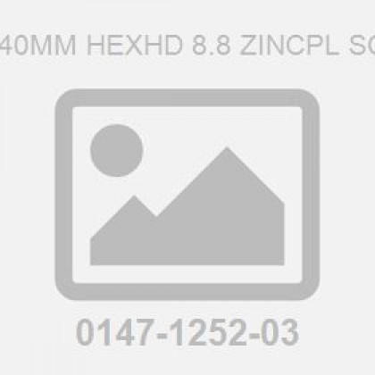M6 X 40Mm Hexhd 8.8 Zincpl Screw